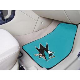 Click here to learn more about the San Jose Sharks 2-pc Printed Carpet Car Mats 17"x27".