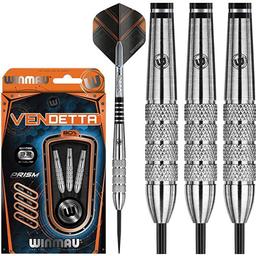 Click here to learn more about the Vendetta 32k gram Steel Tip Dart 80% Tungsten alloy.
