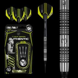 Click here to learn more about the Winmau MvG Design Authentic 85% Tungsten Soft Tip Darts 20 Gram.