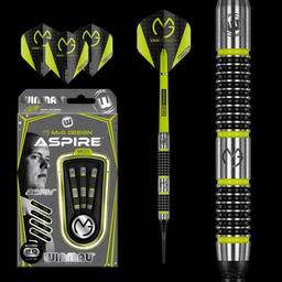 Click here to learn more about the Winmau MvG Design Aspire 80% Tungsten Soft Tip Darts 20 Gram.