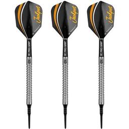Click here to learn more about the Adrian Lewis Gen. 3 90% Tungsten Soft Tip Darts 19 Grams.