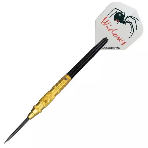 Gold Widow Knurled Movable Point Steel Tip Darts