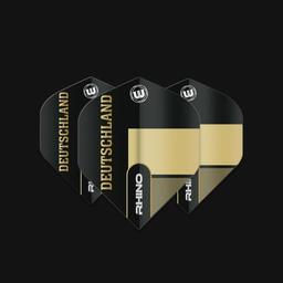 Click here to learn more about the Winmau Rhino Extra Thick Standard Deutschland Flag Black & Gold Flights.