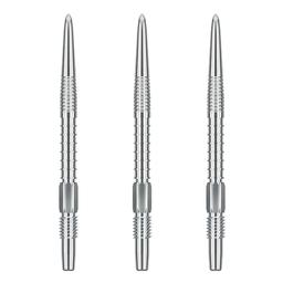 Click here to learn more about the Target Darts SWISS Steel Tip Replacement Points - FIREPOINT Silver.