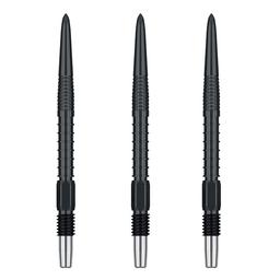 Click here to learn more about the Target Darts SWISS Steel Tip Replacement Points - FIREPOINT Black.