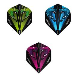 Click here to learn more about the Hardcore Peter Wright Snakebite Assorted Transparent Flight Pack.