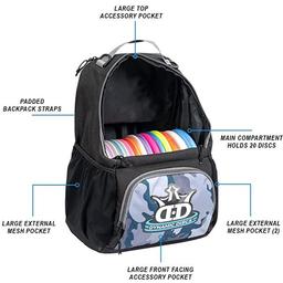 Click here to learn more about the Dynamic Discs Cadet Backpack Disc Golf Bag-Gray.