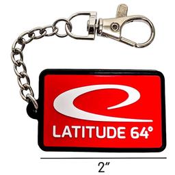Click here to learn more about the Latitude 64 Bar Rubber Keychain.