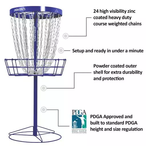 Axiom Pro Heavy Duty Disc Golf Basket