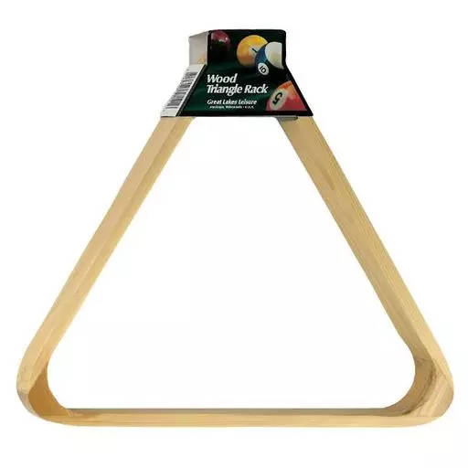 Wood Triangle Billiard Ball Rack