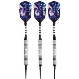 21-3279-16 GLD Viper ASTRO Tungsten Black 16g Soft Tip Darts Set 