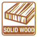 solid wood