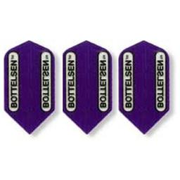 Click here to learn more about the Bottelsen Trademark Window Purple Slim Dart Flight.