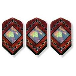 Click here to learn more about the Bottelsen Large Diamond Cole Cracker Dart Flight.