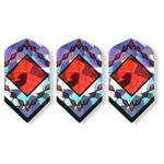 Click here to learn more about the Bottelsen Large Diamond Cole Cracker Dart Flight.