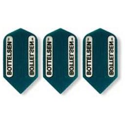 Click here to learn more about the Bottelsen Trademark Window Green Slim Dart Flight.