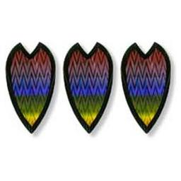 Click here to learn more about the Bottelsen Electric Rainbow V-Tek Dart Flight.