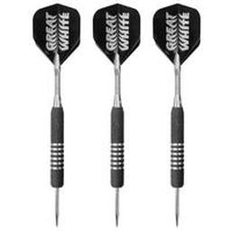 Click here to learn more about the Bottelsen Great White Shark Skin Super Alloy Steel Tip Darts.