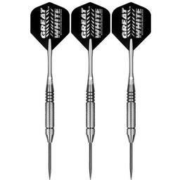Click here to learn more about the Bottelsen Great White Fixed Point Steel Tip Darts.