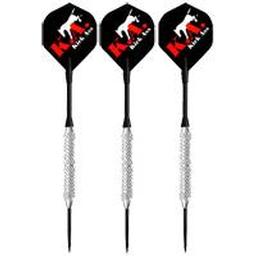 Click here to learn more about the Bottelsen Kick Ass Super Alloy Diamond Knurl Steel Tip Darts.