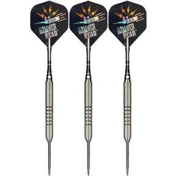Click here to learn more about the Bottelsen Original Hammer Head Silver Knurl 17/64 Barrel Darts.