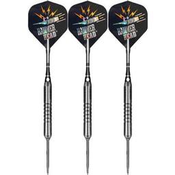 Click here to learn more about the Bottelsen Original Hammer Head Black Steel Finish Edge Grip 9/32" Barrel Darts.