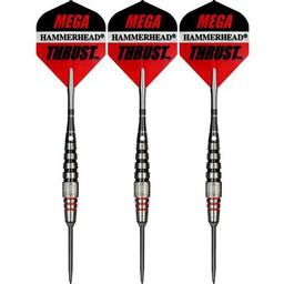 Click here to learn more about the Bottelsen Mega Thrust G.T. Hammer Head No Bounce Steel Tip Darts .