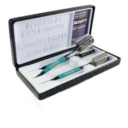 Click here to learn more about the Bottelsen Skinny's Tough Koat Coarse Knurl Soft Tip Darts 20 Gram Green.