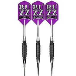 Click here to learn more about the Bottelsen Buzz Bomb Black Steel Finish Soft Tip Darts.