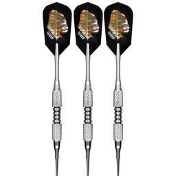 Click here to learn more about the Bottelsen Gorilla Grip Silverback Soft Tip Darts 18 Grams.