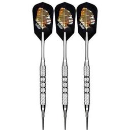 Click here to learn more about the Bottelsen Gorilla Grip Silverback Soft Tip Darts.
