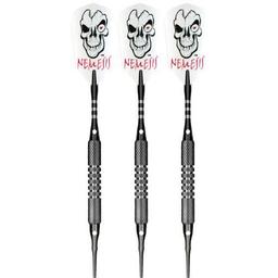 Click here to learn more about the Bottelsen Nemesis Black Steel Coarse Knurl Soft Tip Darts.