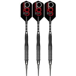 Click here to learn more about the Bottelsen Precision Grip Black Steel Coarse Knurl Soft Tip Darts.