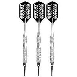 Click here to learn more about the Bottelsen Great White Rufkut Diamond Knurl Soft Tip Darts .