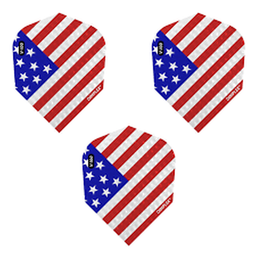 Click here to learn more about the Viper American Flag Metallic Vertical Dimplex V-100 Standard Dart Flights.
