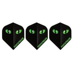 Click here to learn more about the GLD Green Cat Eyes Pentathlon 2054 Dart Flights .