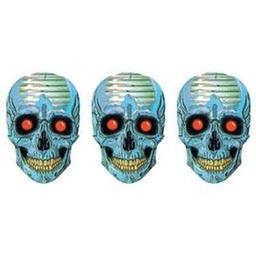 Click here to learn more about the GLD Blue Skull with Red Eyes - 2-D Glitter 2201 Dart Flights .