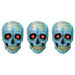 Click here to learn more about the GLD Blue Skull with Red Eyes - 2-D Glitter 2201 Dart Flights .
