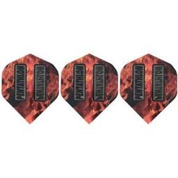 Click here to learn more about the GLD Flame Pentathlon 2384 Standard Dart Flights.