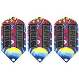 Click here to learn more about the GLD Swirl Pattern Pentathlon 2390 Dart Flights.