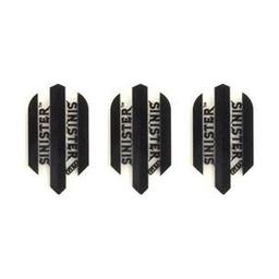 Click here to learn more about the Sinister Slim Transparent Black Dart Flights.