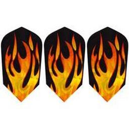 Click here to learn more about the GLD Black Fire Design - 2-D Glitter 5114 Dart Flights.