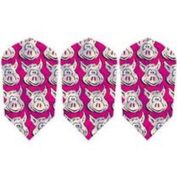 Click here to learn more about the GLD Pink with Pigs - 2-D Glitter 5137 Dart Flights - Coal Cracker.