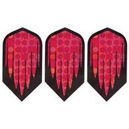 Click here to learn more about the GLD Red with Black Streaks - 2-D Glitter 5176 Dart Flights.