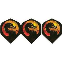Click here to learn more about the GLD Black w/ Dragon Mortal Kombat Design 2-D Glitter Dart Flights.