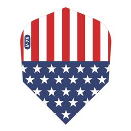 Click here to learn more about the Viper American Flag Clear V-75 Standard Dart Flights.