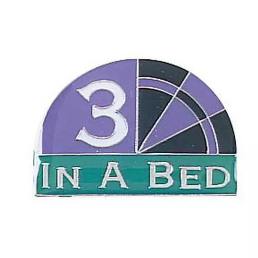 Award Pins - 3 In A Bed