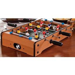 Click here to learn more about the Table Top Foosball-mini game set .