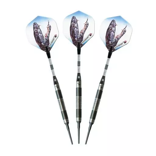 Elkadart ''Black Mamba'' Tungsten Soft Tip Darts 
