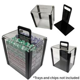 Click here to learn more about the 1000 Chip Capacity Clear Acrylic Carrier.